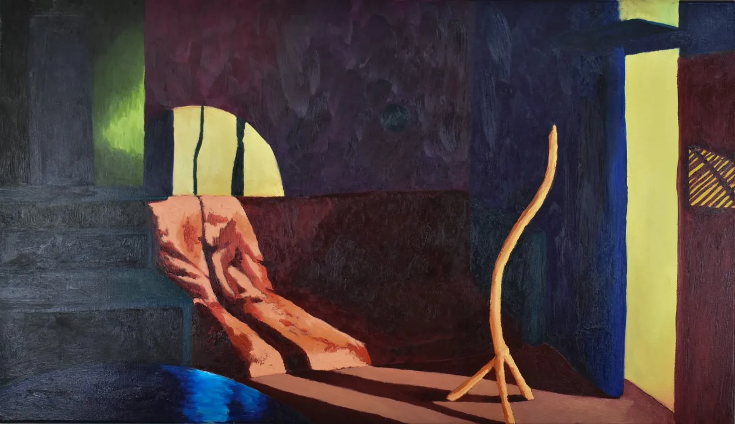 Kamer met streep licht · 1997 · 110×65 cm