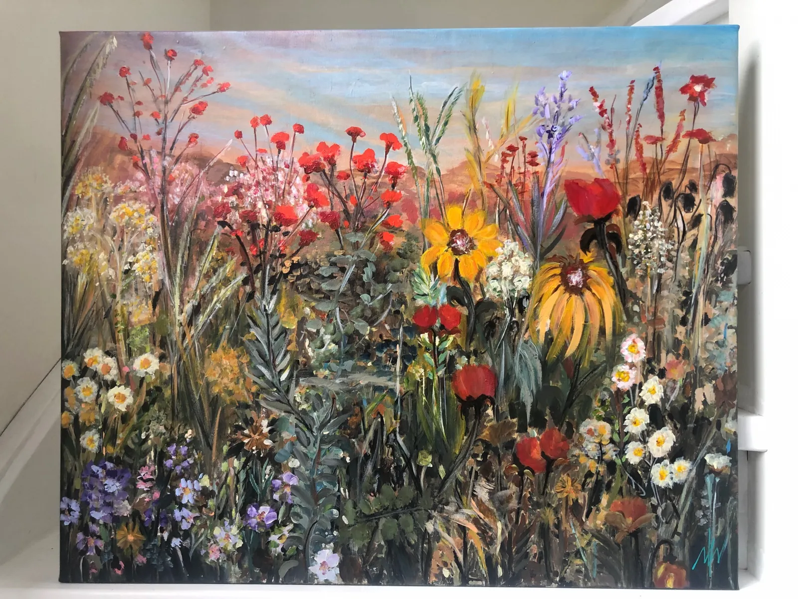 Golden Eventide Meadow — 2