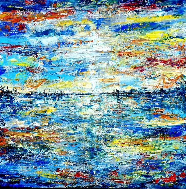 Abstract view of the old port