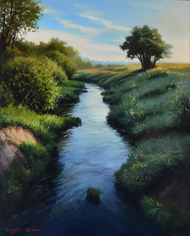 A summer landscape
