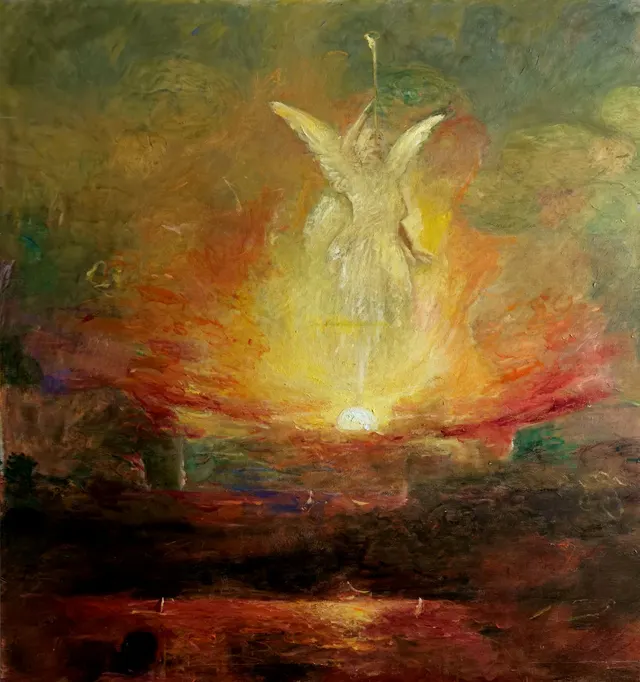 And I saw an angel standing in the sun.