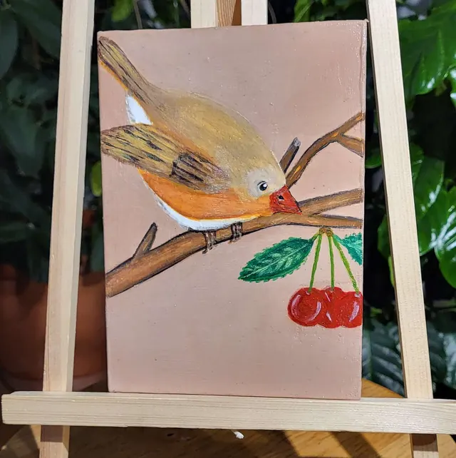 Beard on Tree Painting