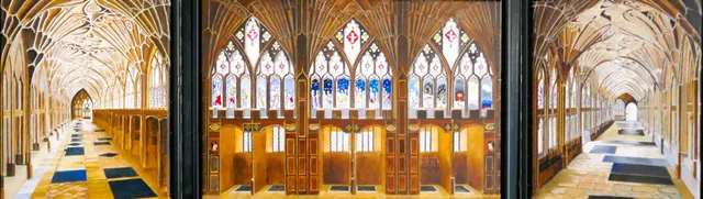Divinity Cloisters, inside (Gloucester)