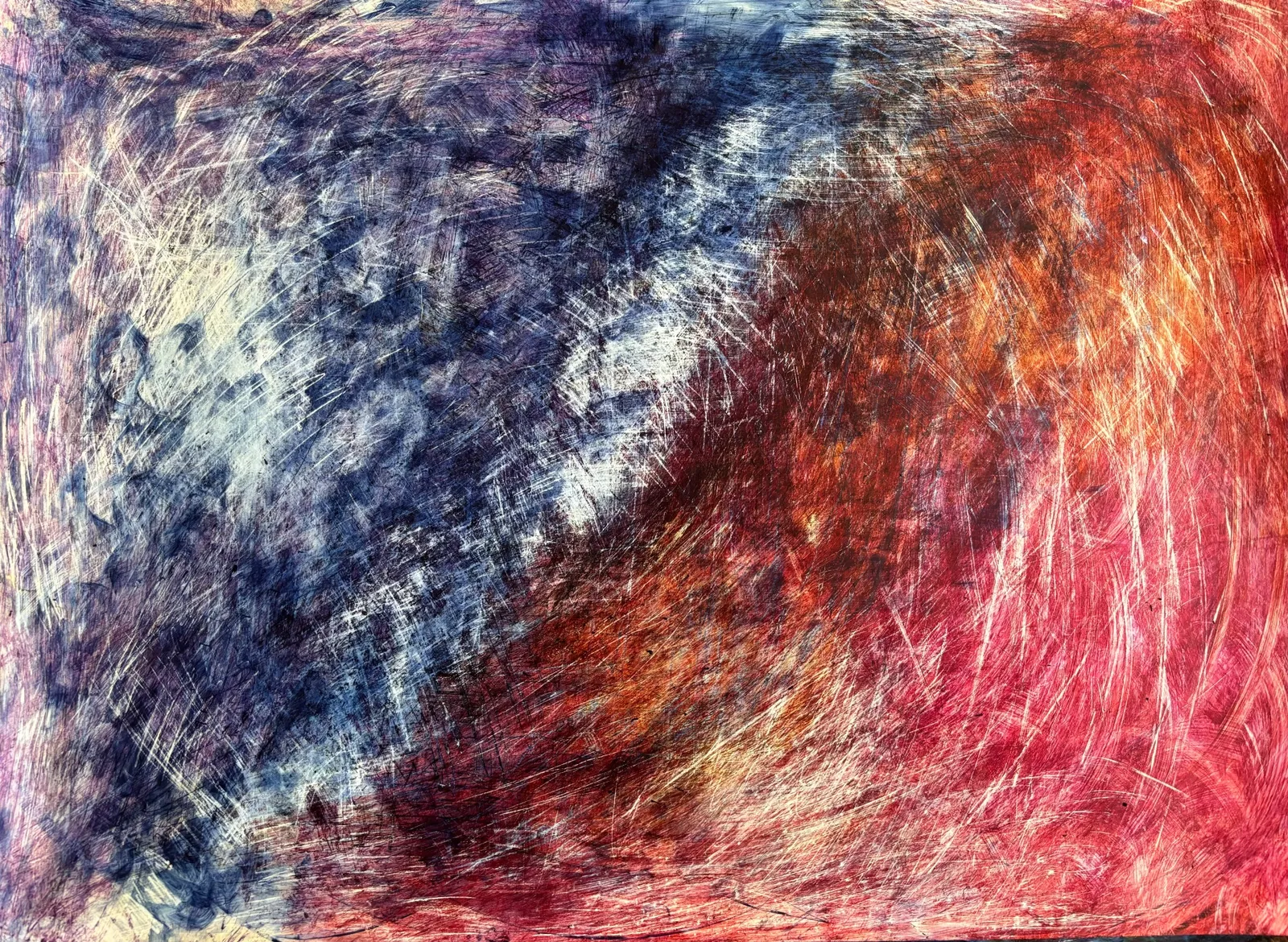 Experiment of my soul · 2024 · 60×50 cm