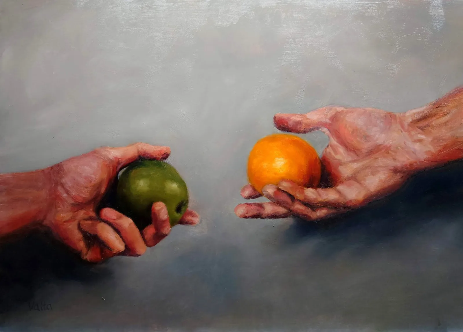 Hands' Private Life. Counterproposal · 2022 · 35×25 cm
