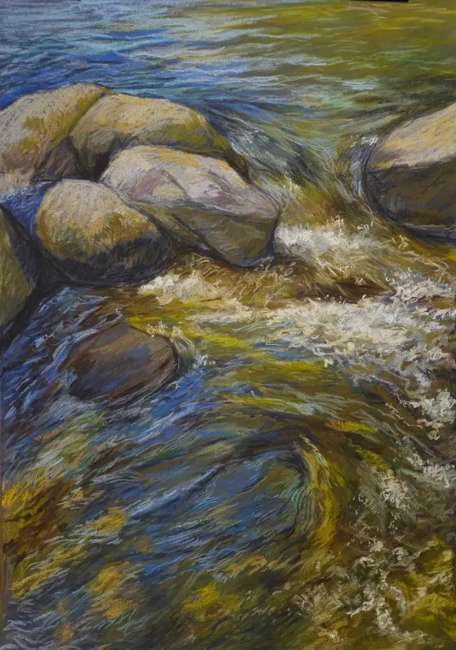 The movement of water
