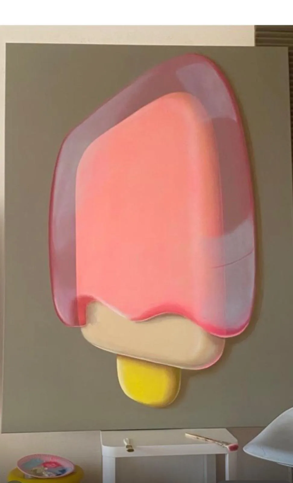 Pink NiceCream — Robert-Jan Poorter, oil on canvas — 2