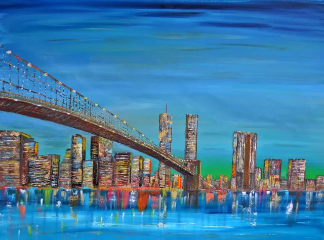 New York skyline Brooklyn