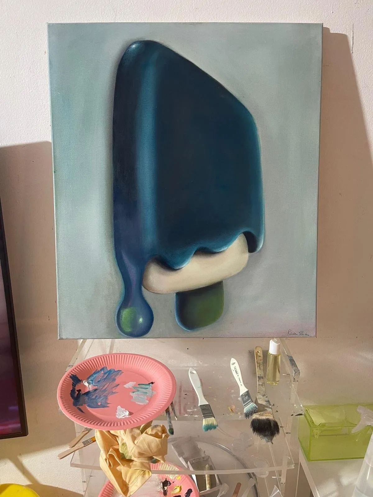 Glamour NiceCream — Robert-Jan Poorter, oil on canvas — 2