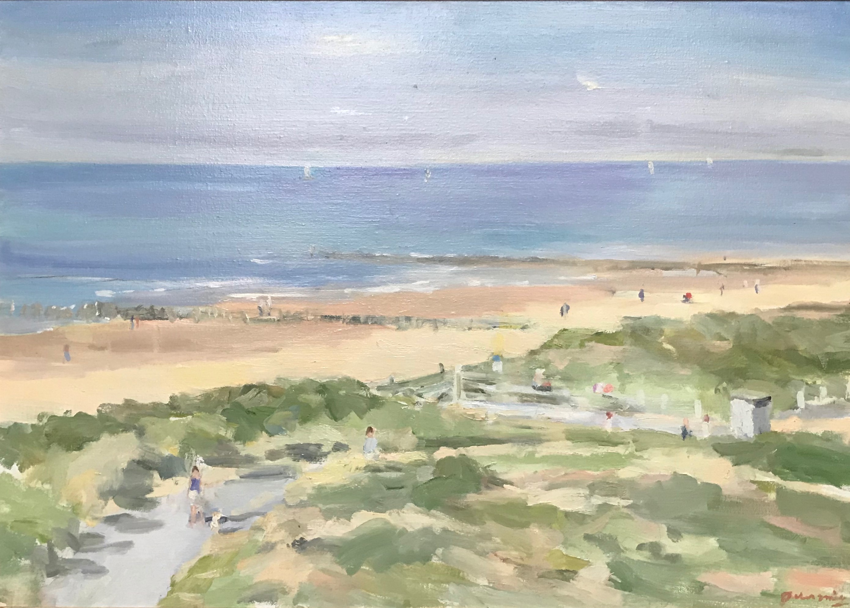 Take a walk at the beach