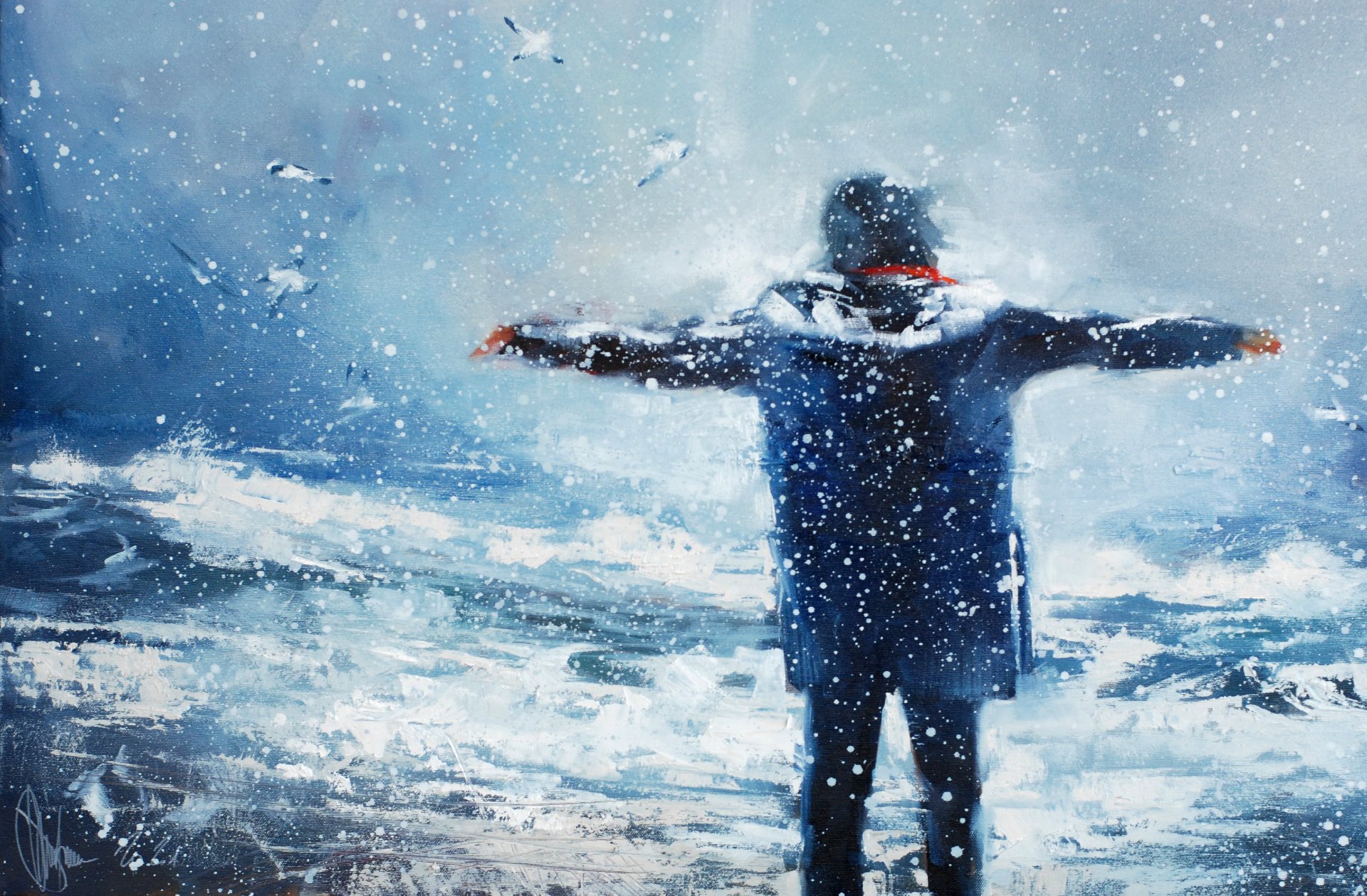 Winter prayer.