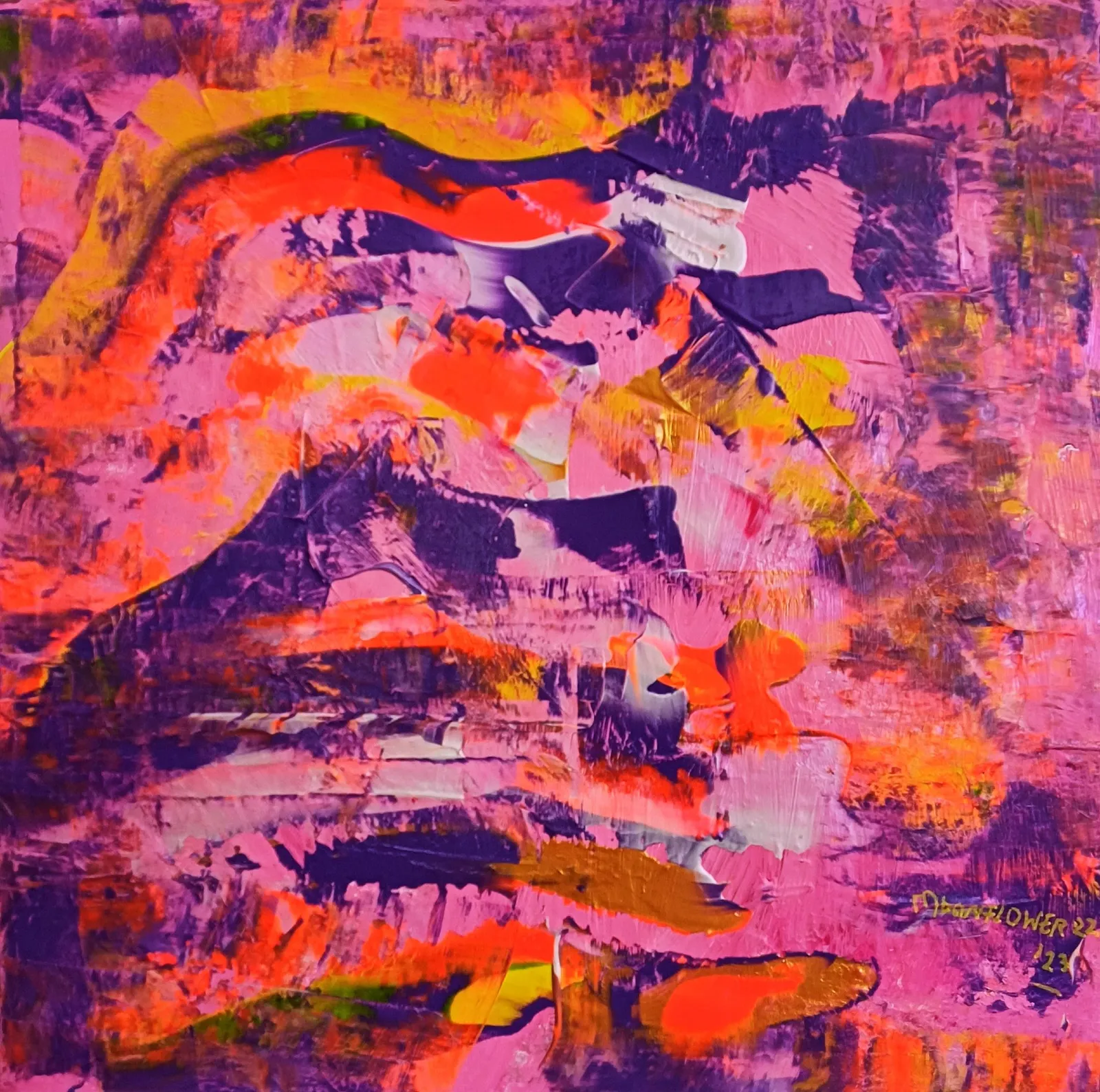 "Intuition" · 2023 · 40×40 cm