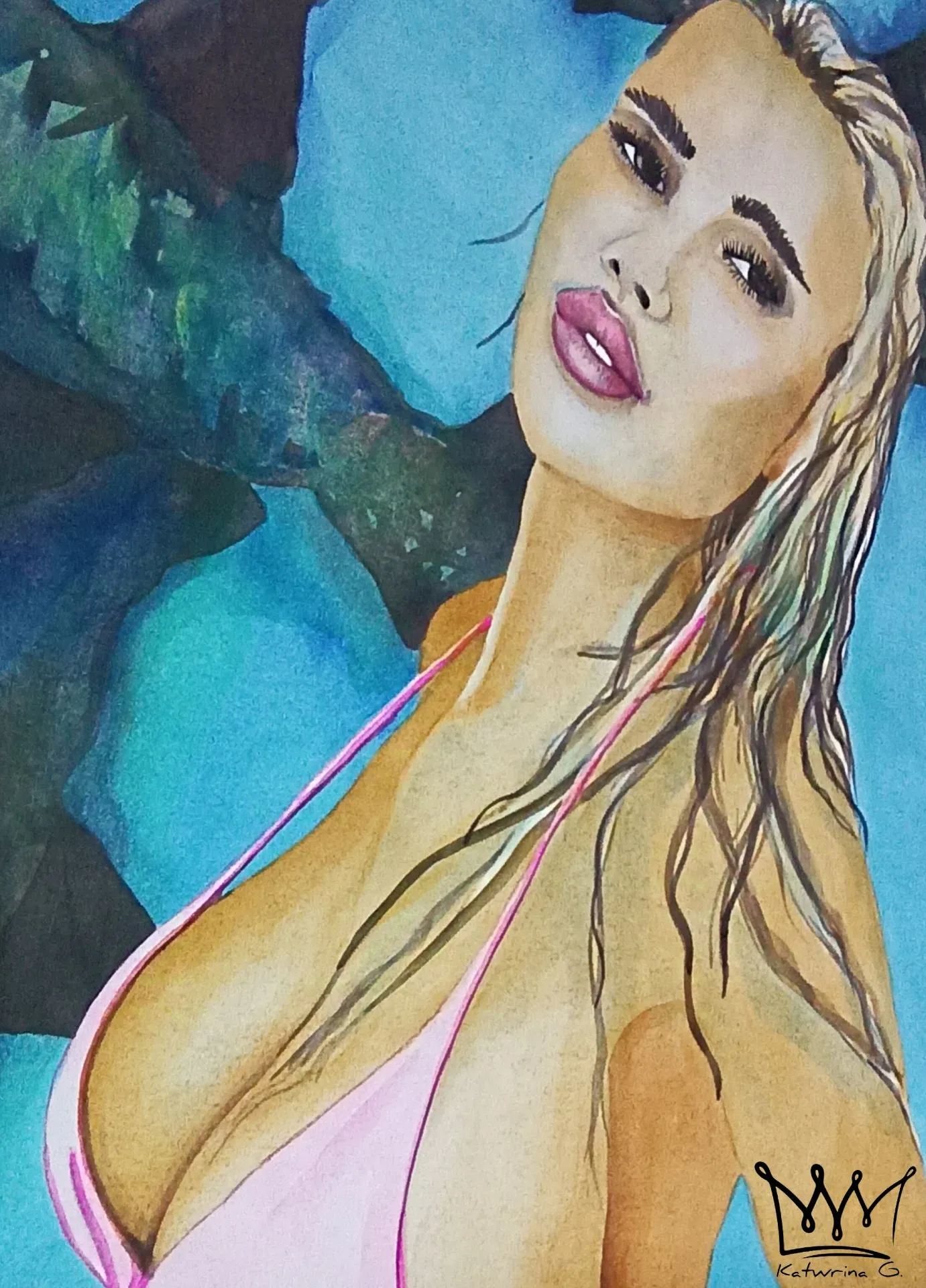 Maldives Love 8 — Katwrina Golban, paper — 4