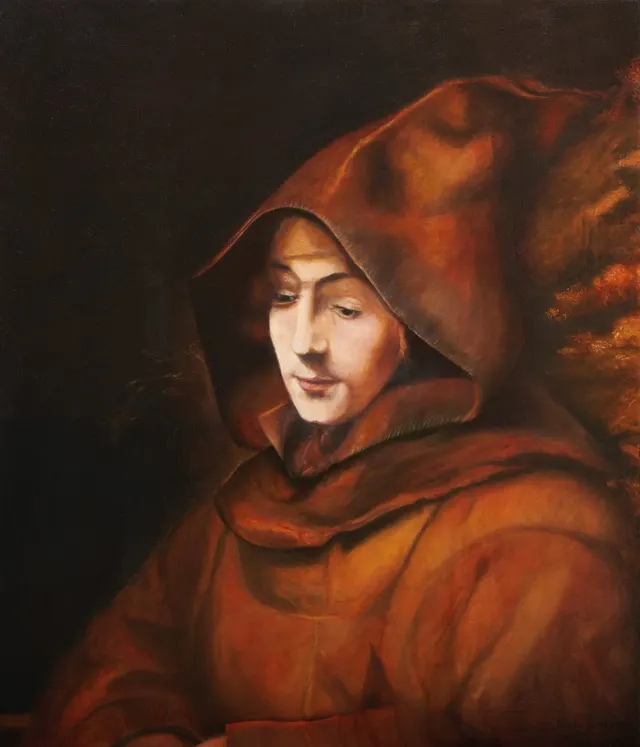 Titus van Rijn as a monk
