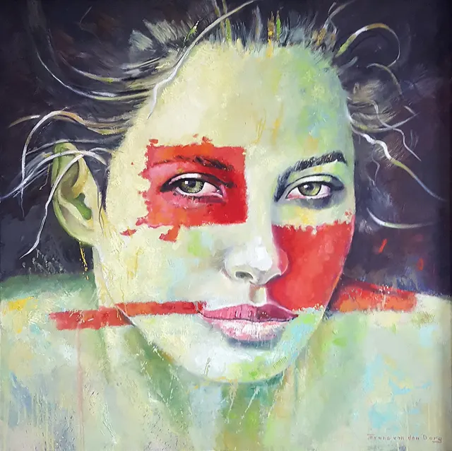 Beauty with red color areas