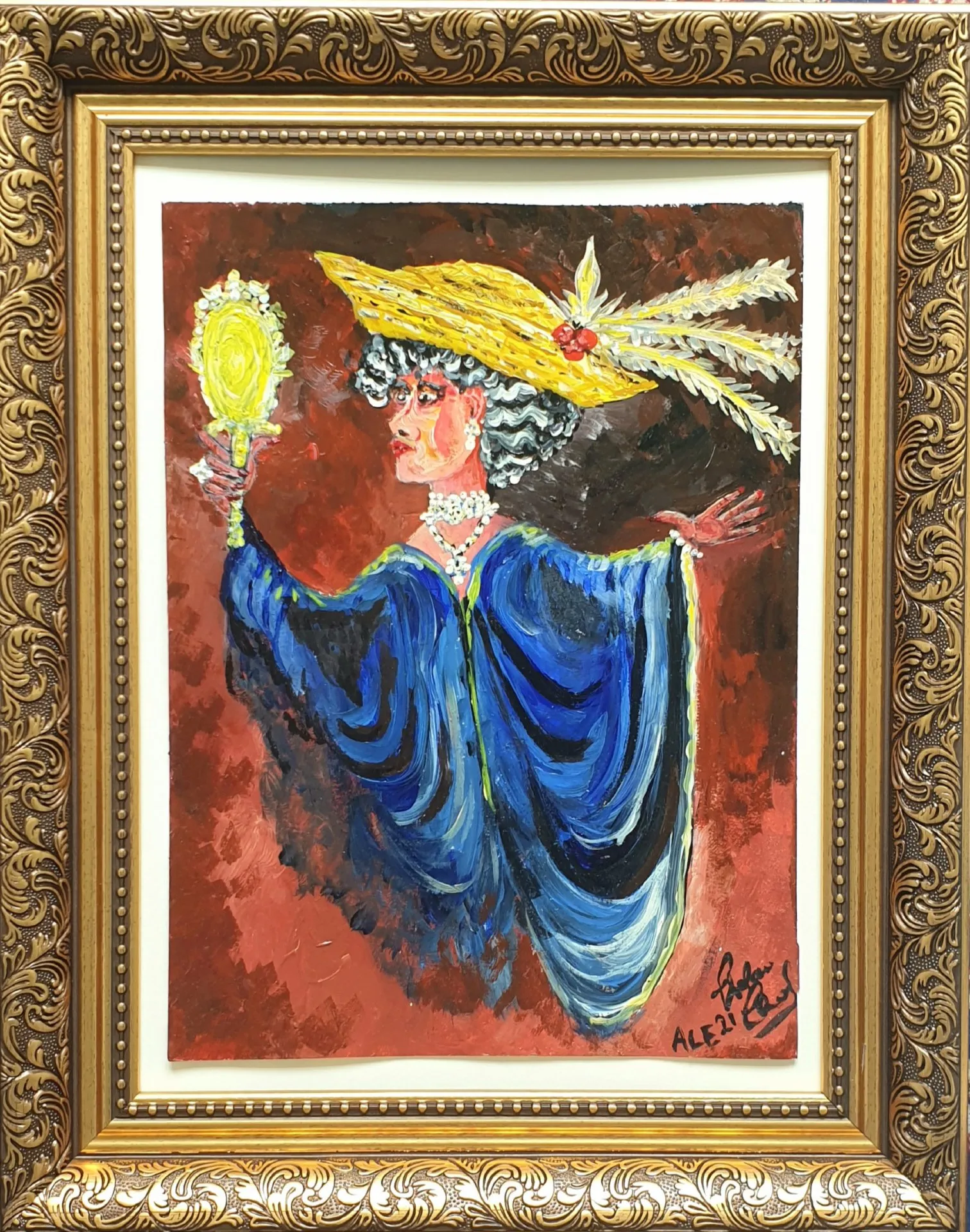 EMANUEL. Surrealist 'belle epoque' · 2021 · 27.9×38.1 cm