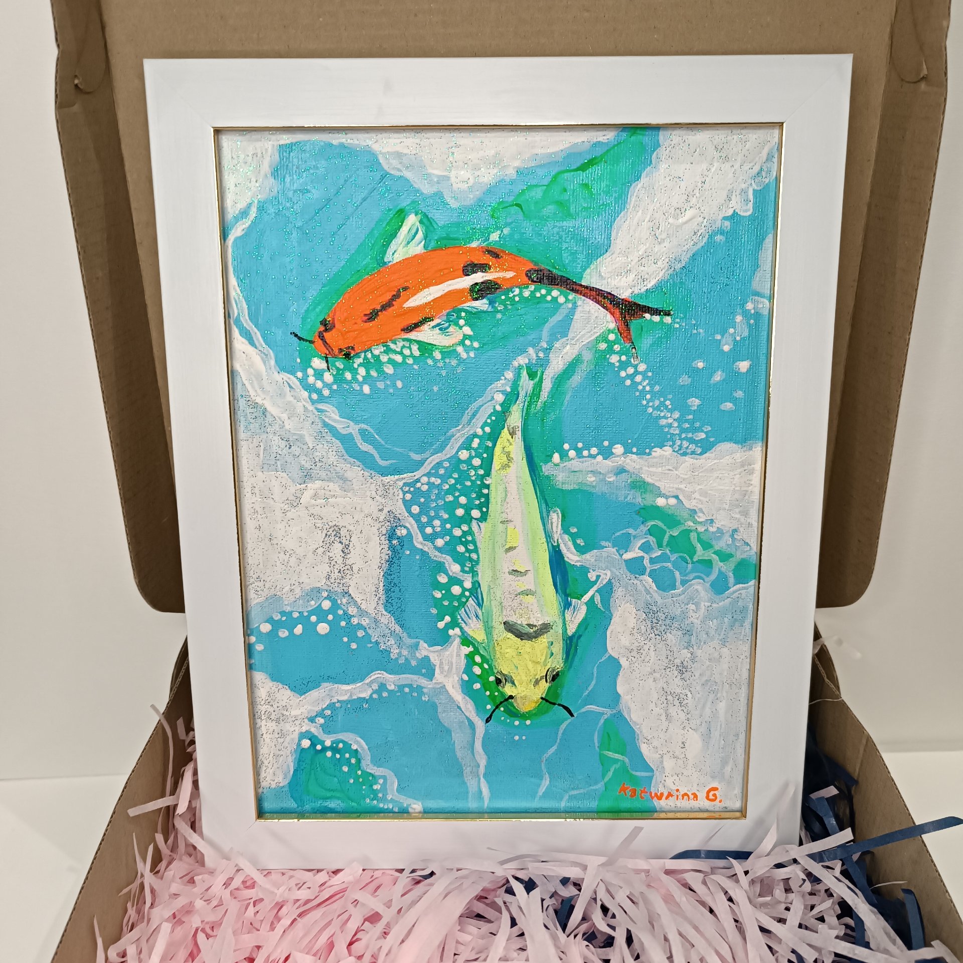 Fish orange and yellow