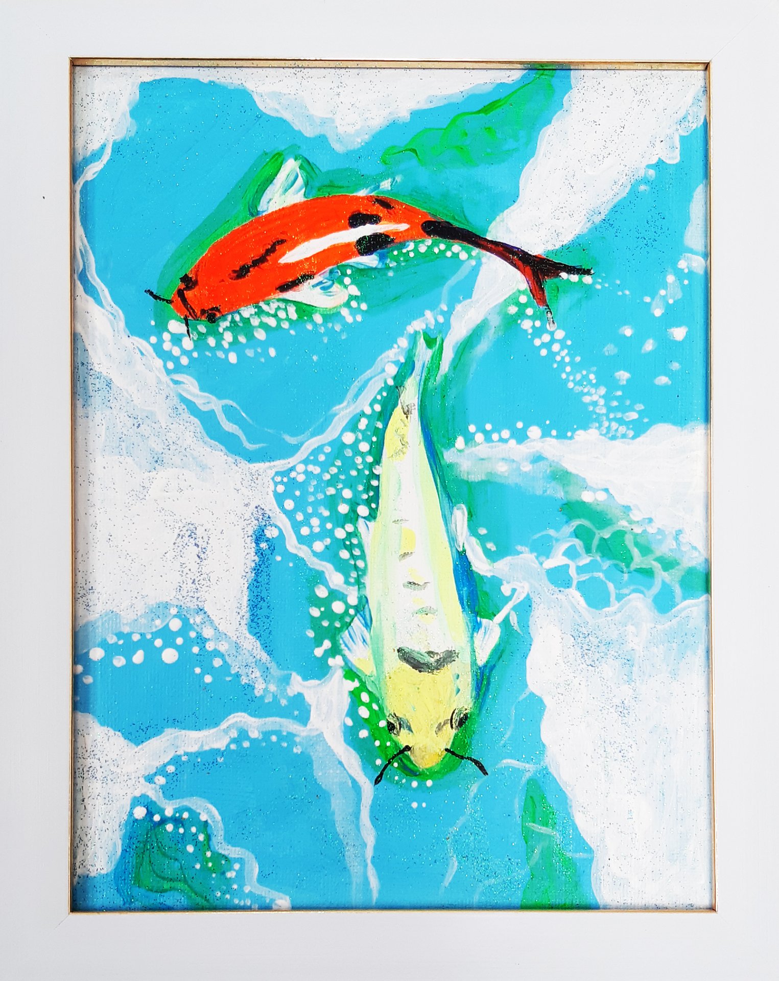 Fish orange and yellow