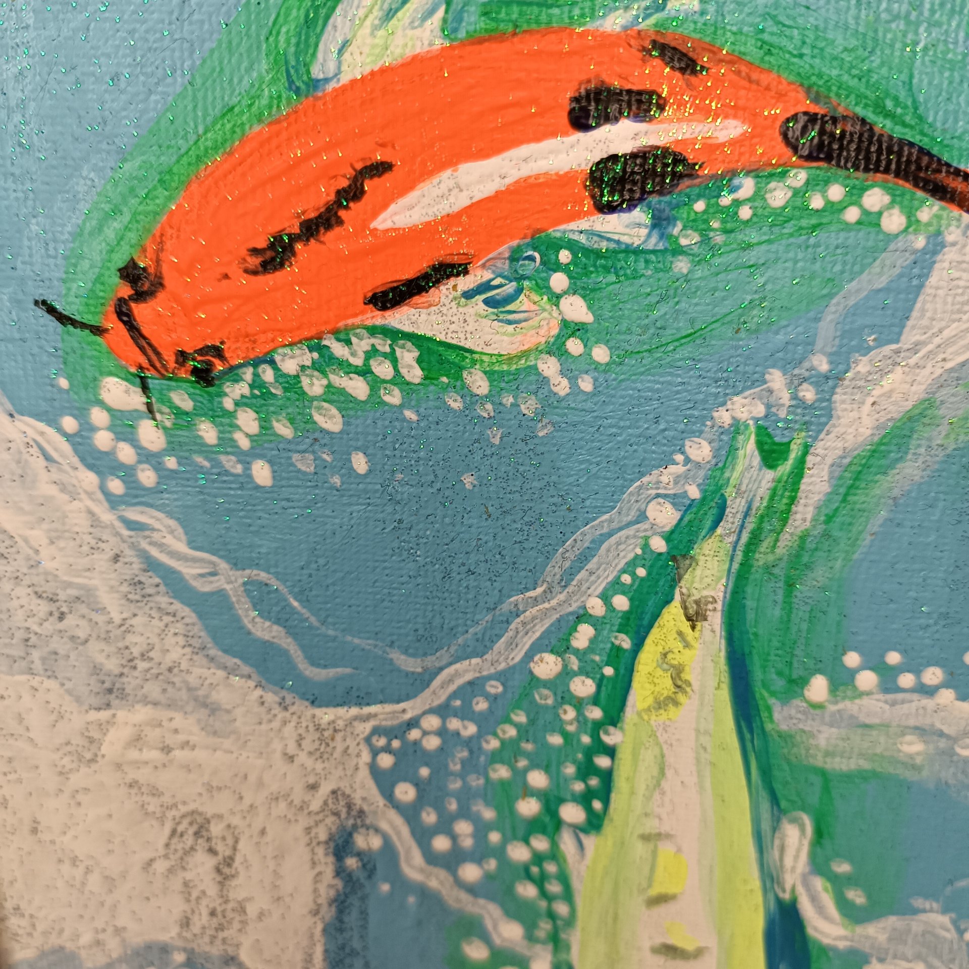 Fish orange and yellow