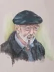 portret in pastel van Jan · 2019 · 50×60 cm
