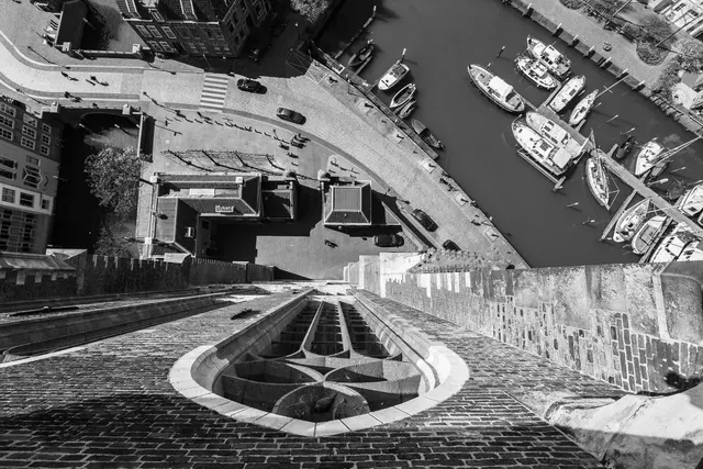 Dordrecht from above, single edition 1/1