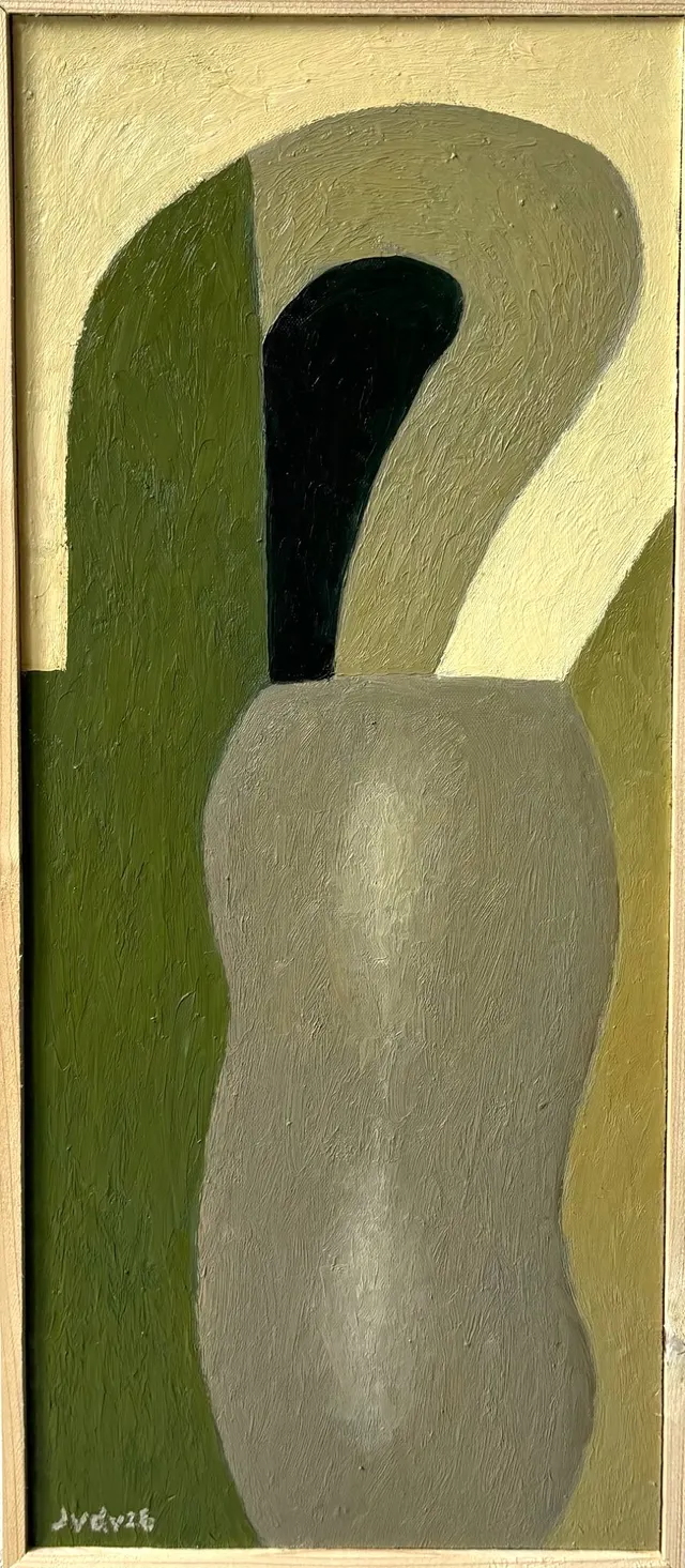grey vase