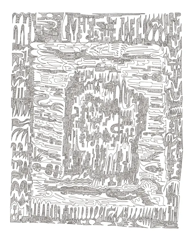CITY 2019 A3 Rotring drawing Giclée  Artprint