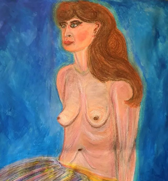 🏳️‍🌈?️‍?Beautiful SURREALIST PORTRAIT, Gladweena will transition to the ball! Original Emanuel ?️‍?