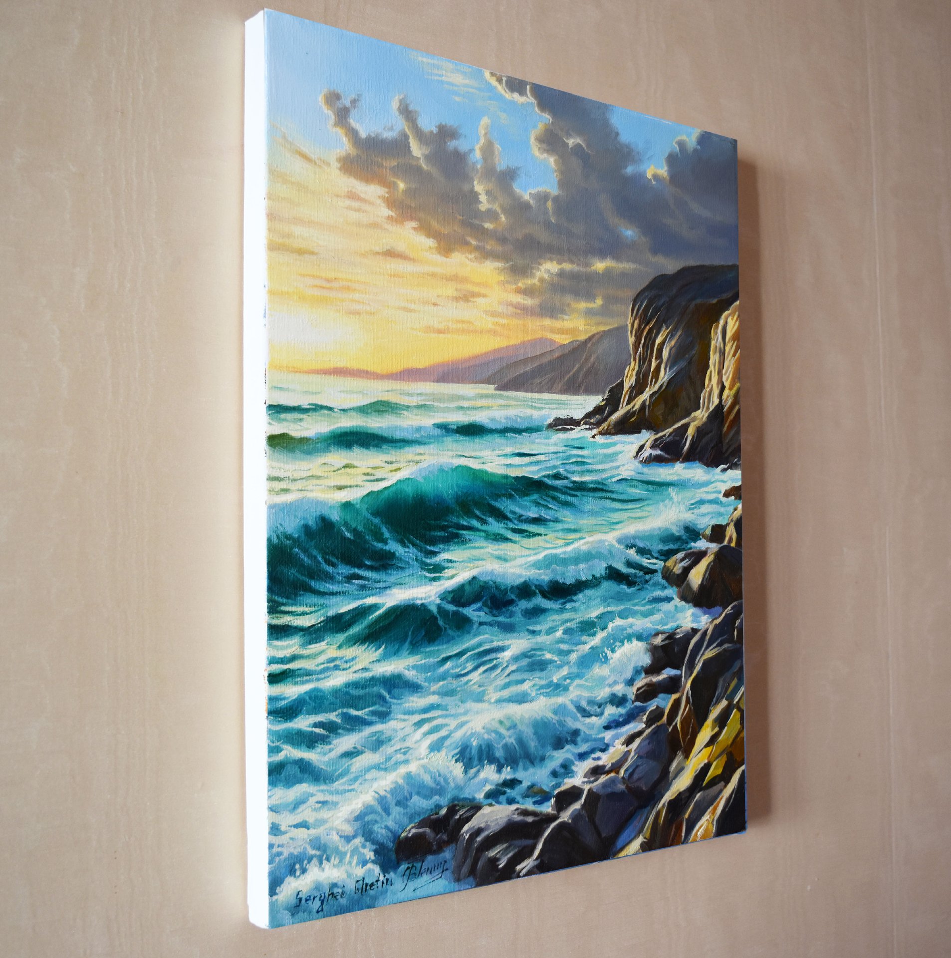 The evening ocean