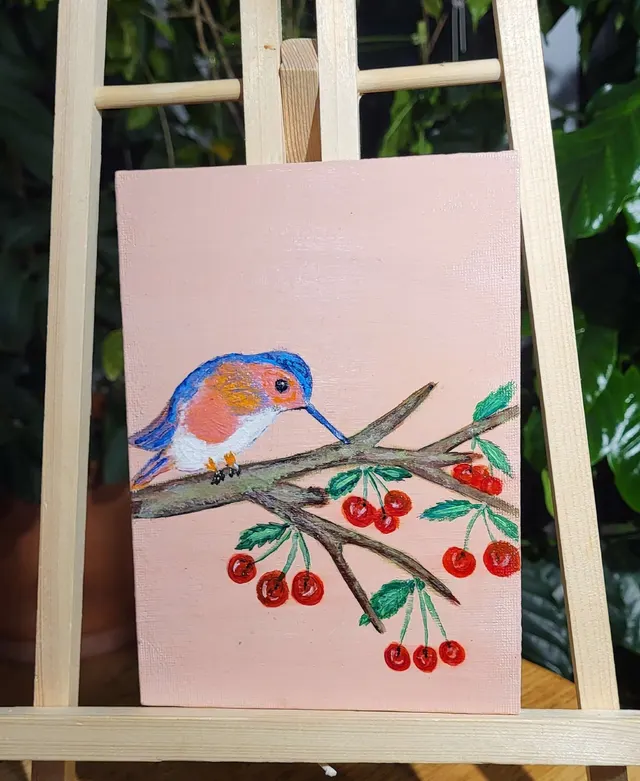 Beard on Tree Painting