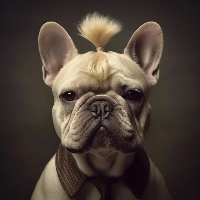 Frenchy à la houpette blonde