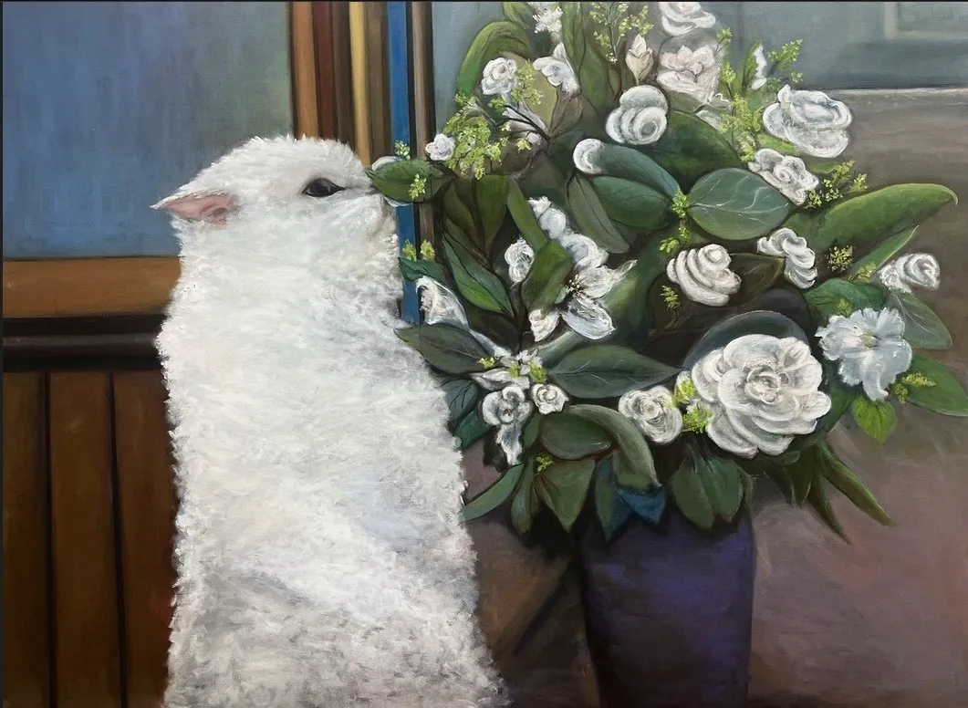 CAT & FLOWERS