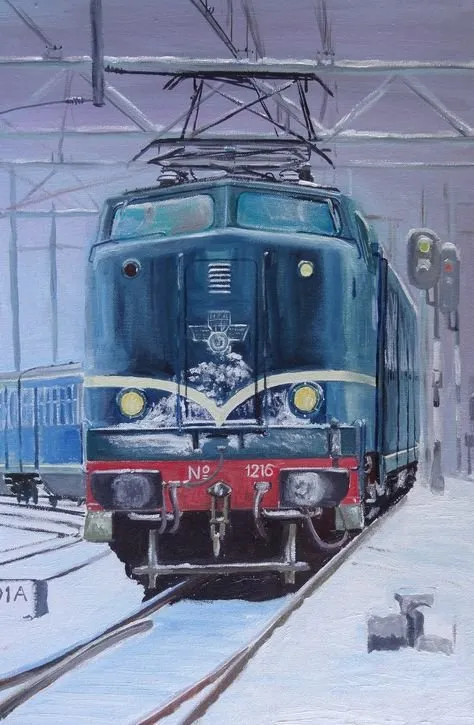 1200in snow · 2021 · 40×60 cm