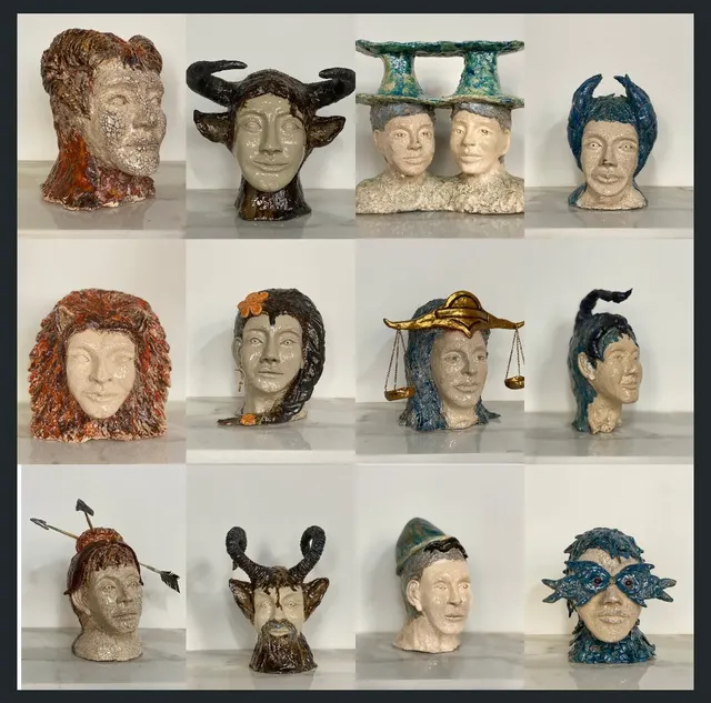 Astrological sculptures