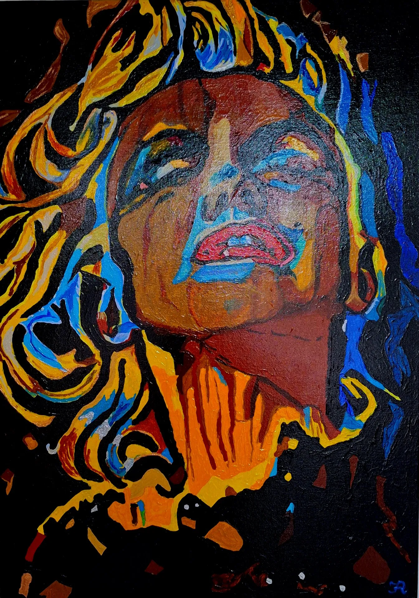 Agony · 2026 · 50×70 cm