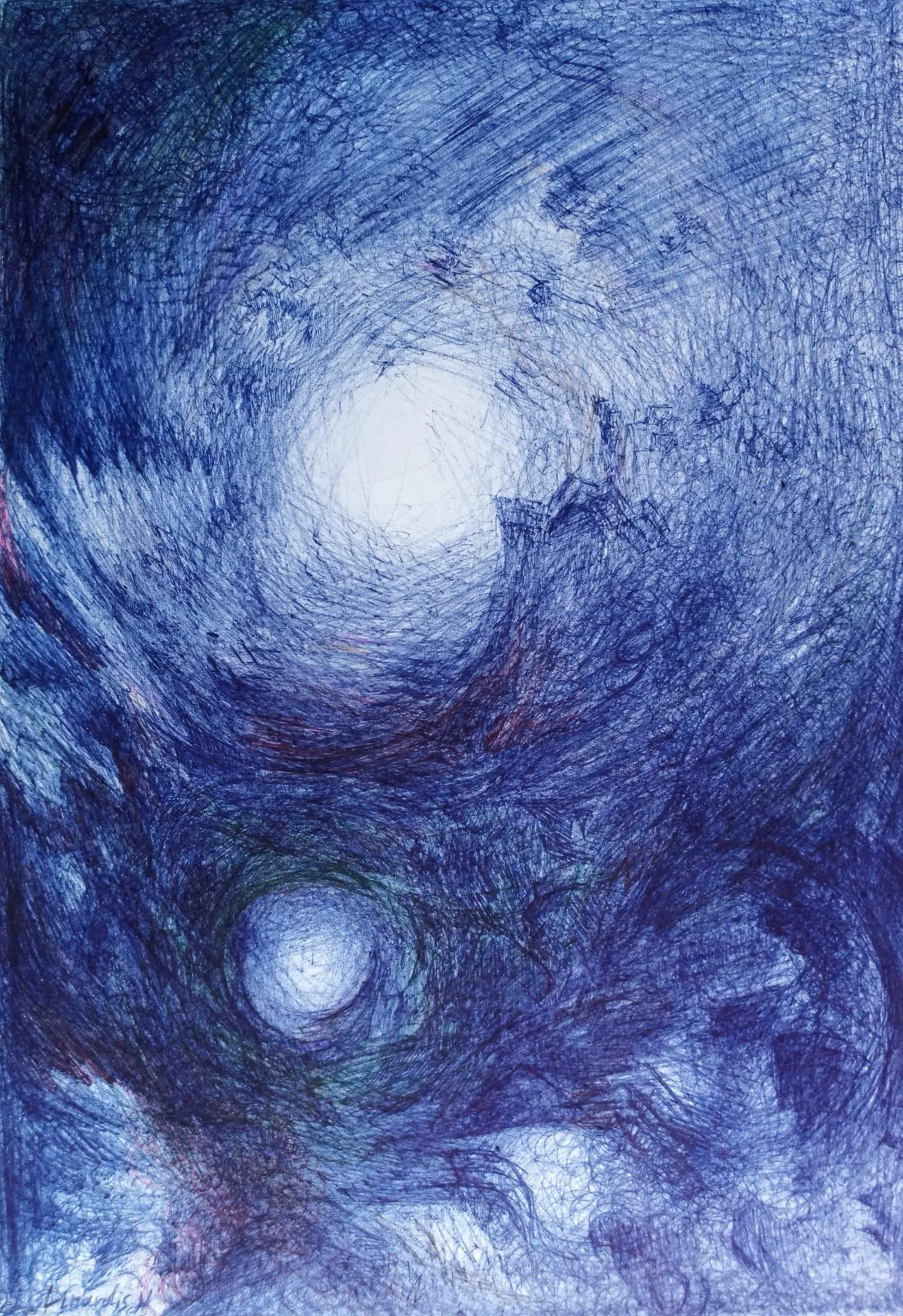 Blue island · 2022 · 21×29.7 cm
