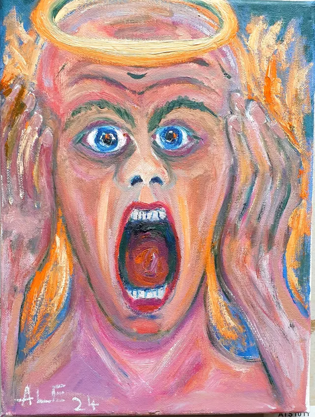 "Frustrated moi" said Angel Gabriel