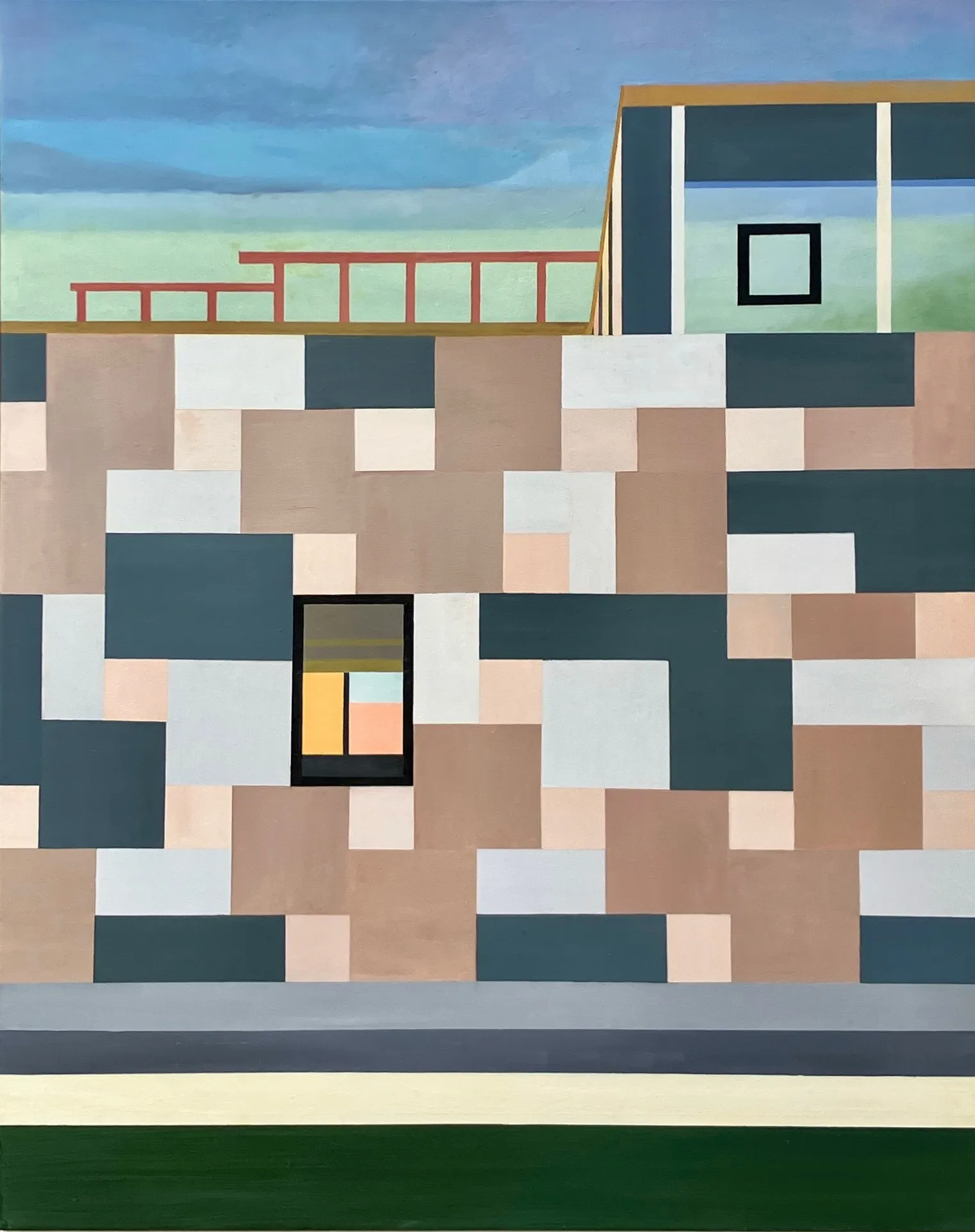 Boogie Woogie Building · 2022 · 80×100 cm
