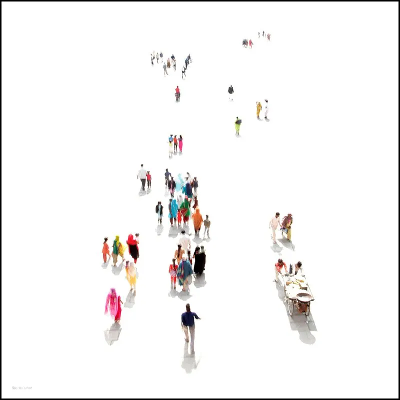 travellers · 2014 · 120×120 cm