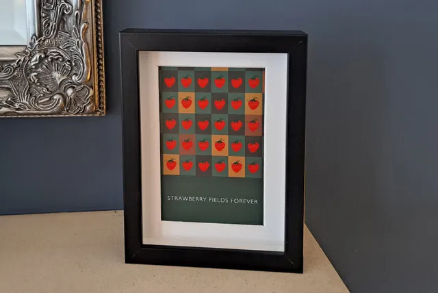 Small Framed Beatles Prints