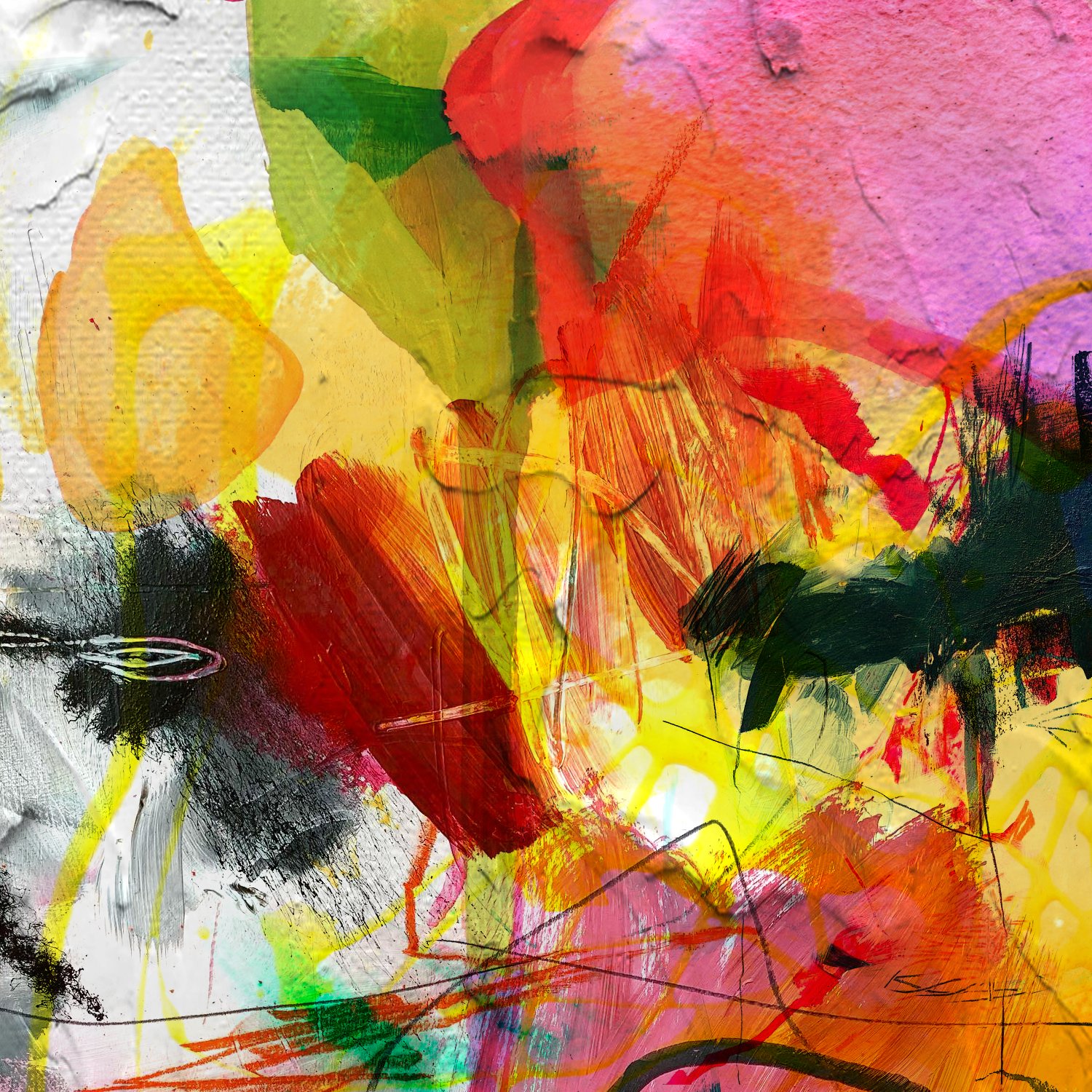 A Pop Of Colour - Diptych