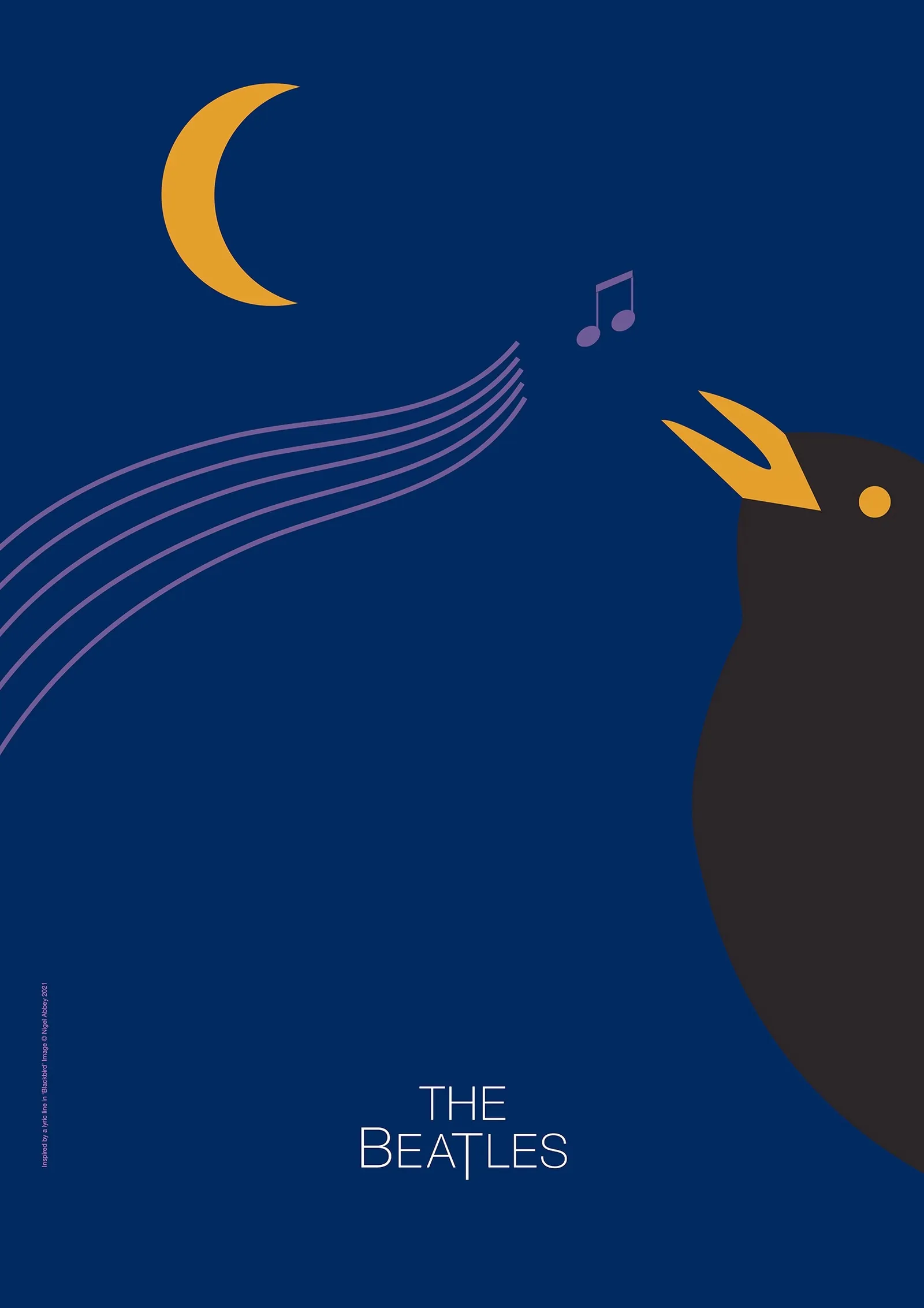 Blackbird · 2020 · 59.4×84.1 cm