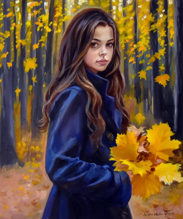 The autumn portrait