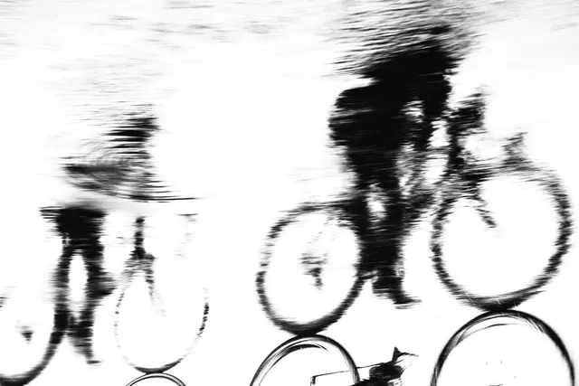 REFLECTED CYCLISTS