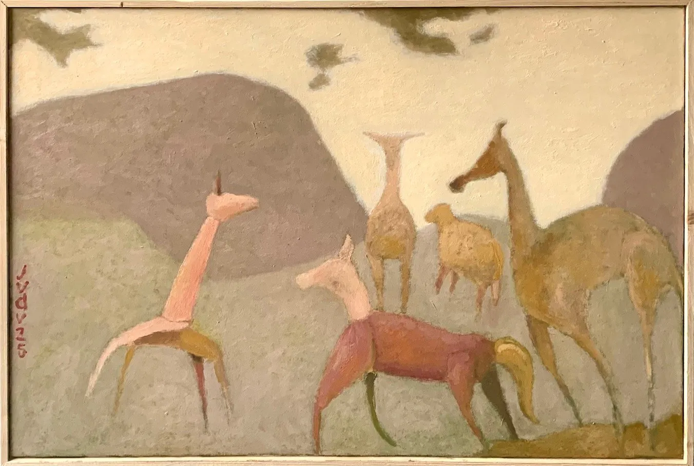 animals · 2025 · 80×60 cm