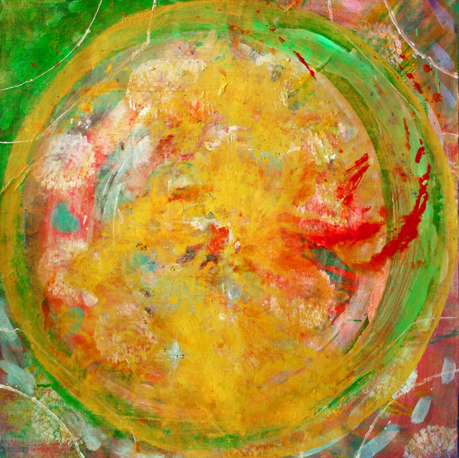 All round · 2007 · 90×90 cm