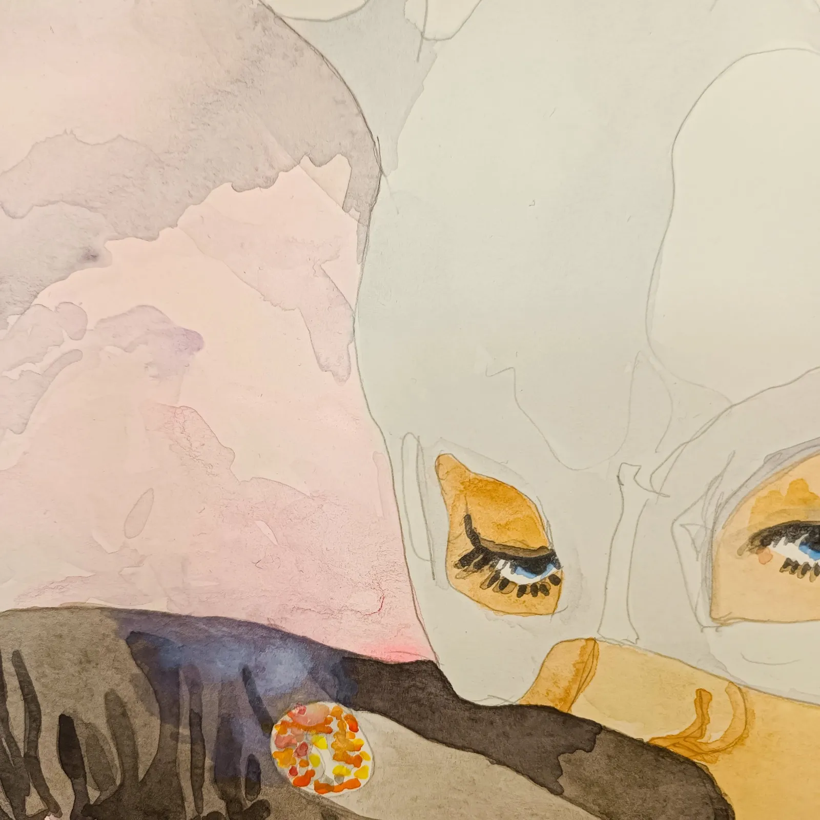 Me before and after 2 — Katwrina Golban, paper — 3