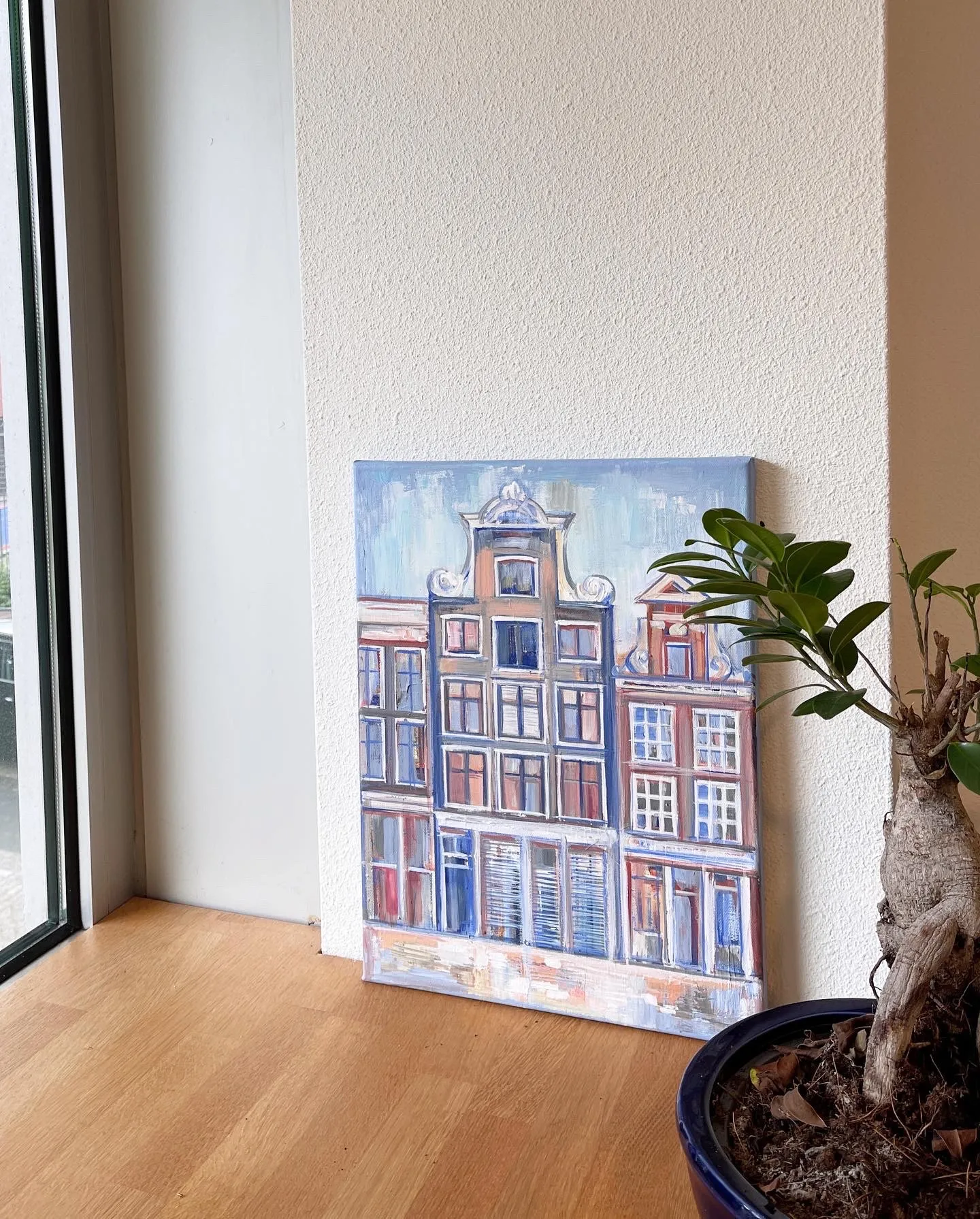 Amsterdam view XII — MAJA, acrylic on canvas — 2