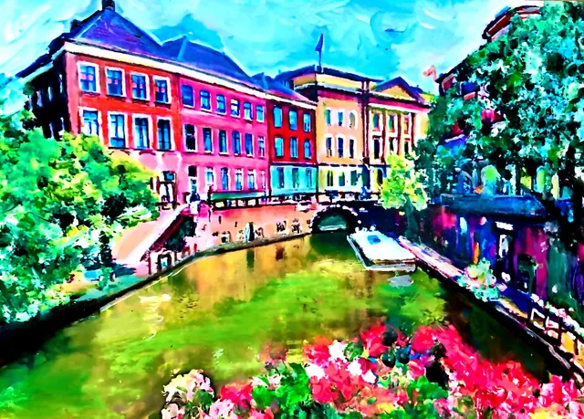 Utrecht postcard & poster series VII | Stadhuisplein