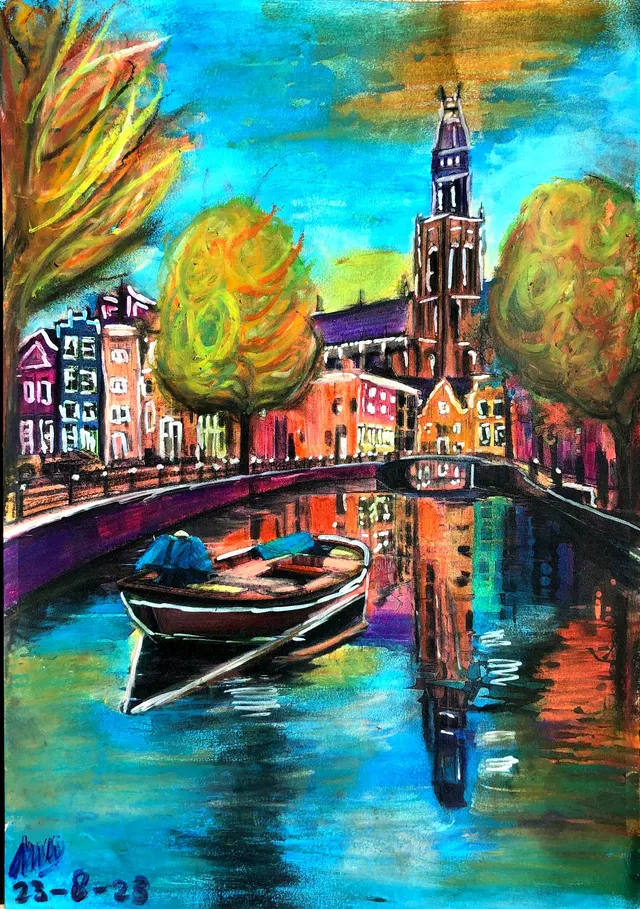 Utrecht postcard & poster series X | Jacobikerk Impression